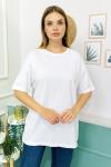 155256 Oversize Baskisiz Duz Tshirt